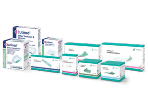 Sorbact product range packaging